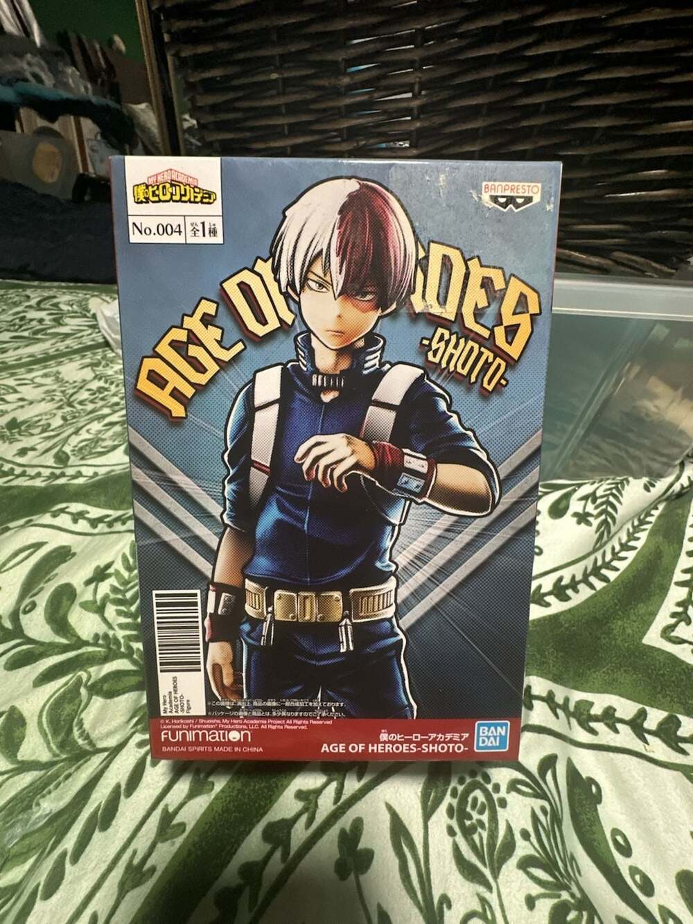 Bandai Banpresto My Hero Academia Age of Heroes Shoto Todoroki Figure